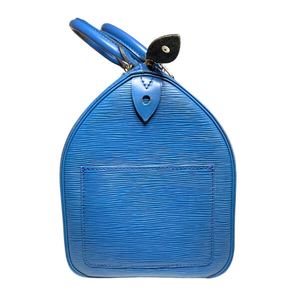 Louis Vuitton Speedy 30 Epi Toledo Blue Vintage 💙Host Pick!💙 - Picture 12 of 16